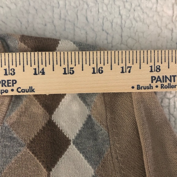 Vintage Liz Claiborne Diamond Patterned Sweater - Picture 3 of 8